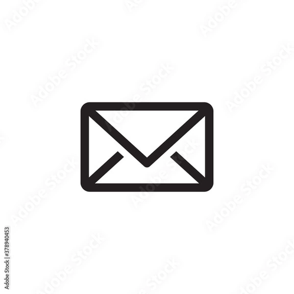 Obraz Envelope Email Letter Icon On White Background