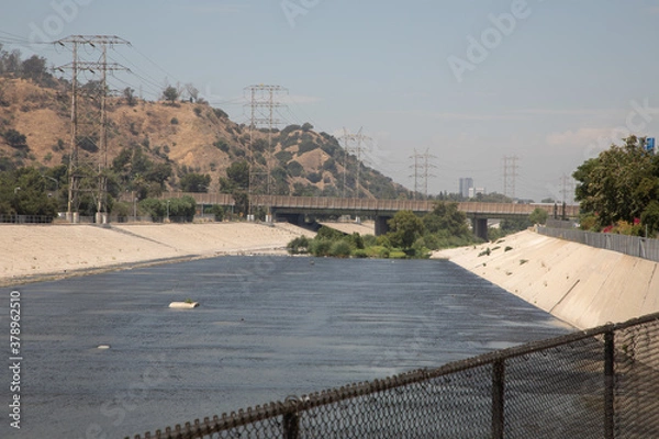Obraz View across Los Angeles River
