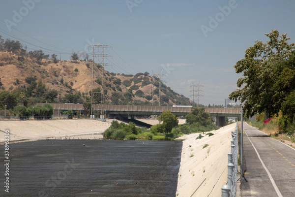 Obraz View across Los Angeles River