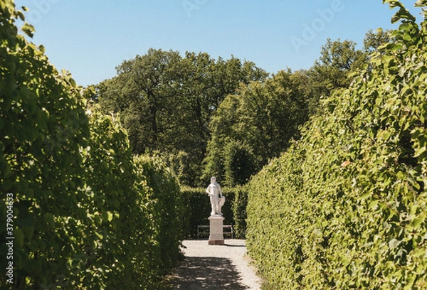 Obraz statue in park