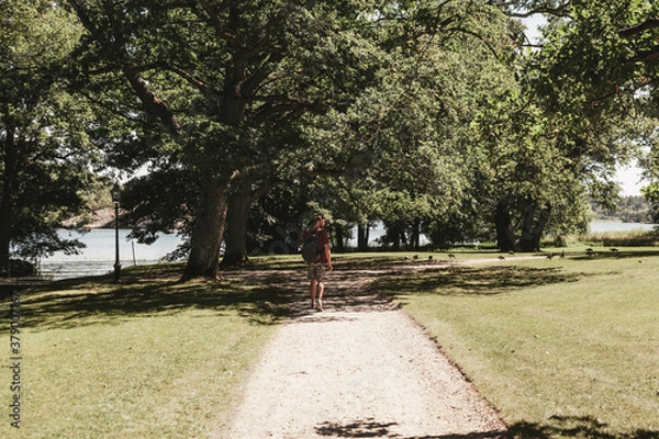 Obraz walking in the park