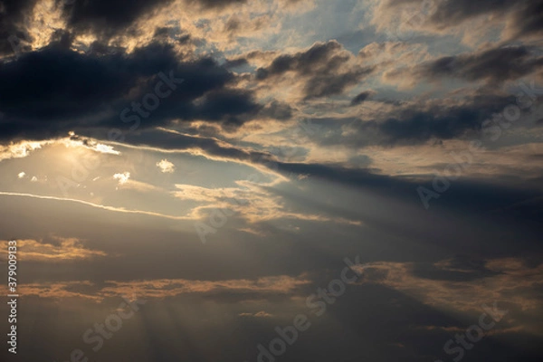 Fototapeta clouds in the sky
