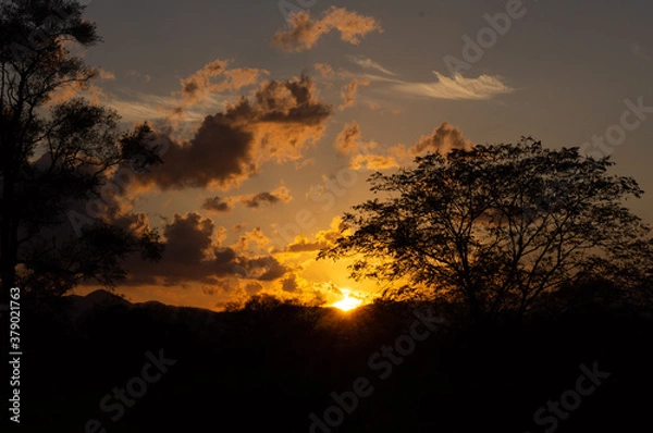 Obraz sunset in the sky