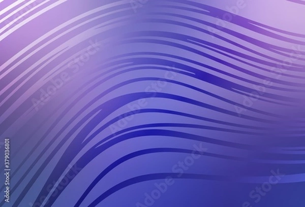 Fototapeta Light Pink, Blue vector background with bent lines.