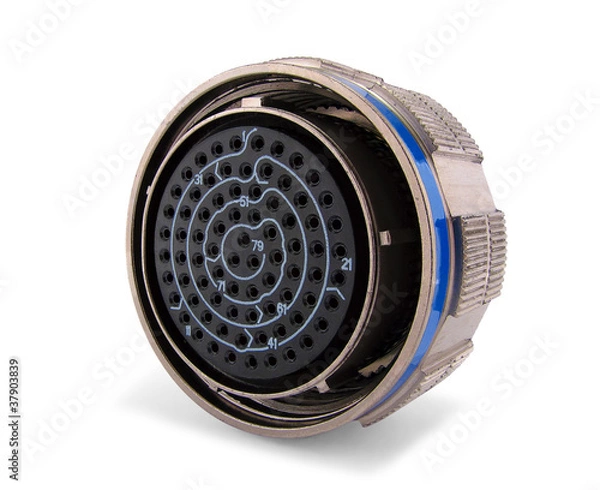 Obraz Cylindrical electrical connector