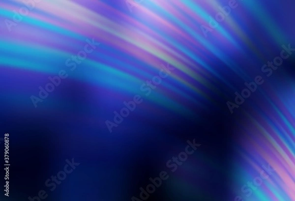 Fototapeta Dark BLUE vector abstract blurred layout.