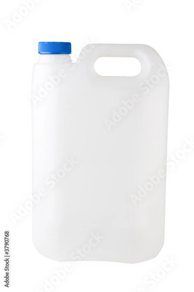 Obraz Plastic container isolated on a white background