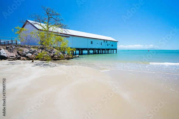 Obraz ポートダグラスのアイコン　海に浮かぶ小屋