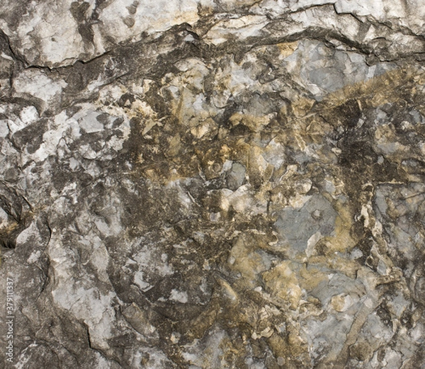 Obraz natural stone texture yellow and gray background