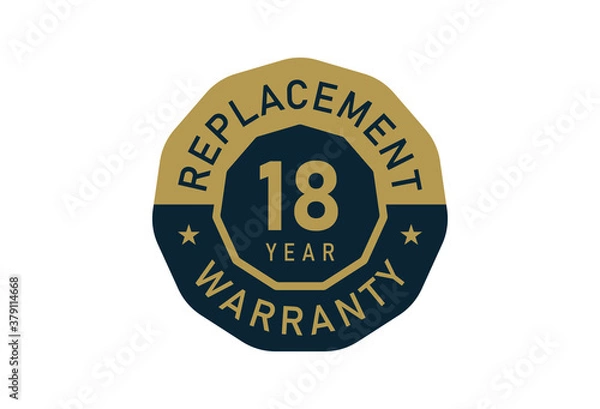 Fototapeta 18 year replacement warranty, Replacement warranty images