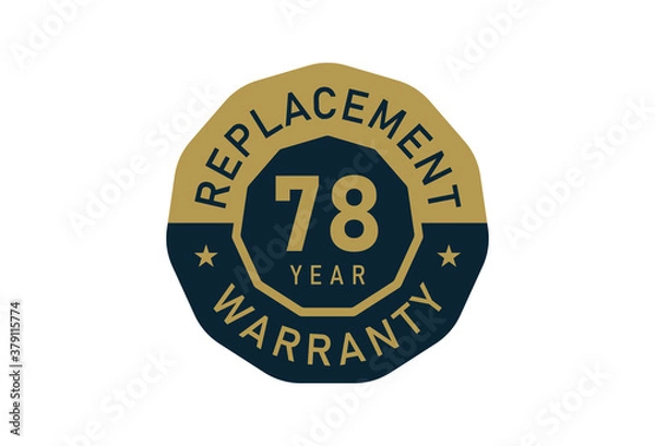 Fototapeta 78 year replacement warranty, Replacement warranty images