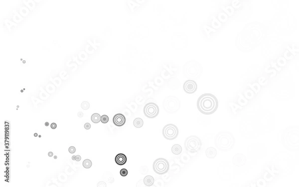 Fototapeta Light Gray vector backdrop with dots.