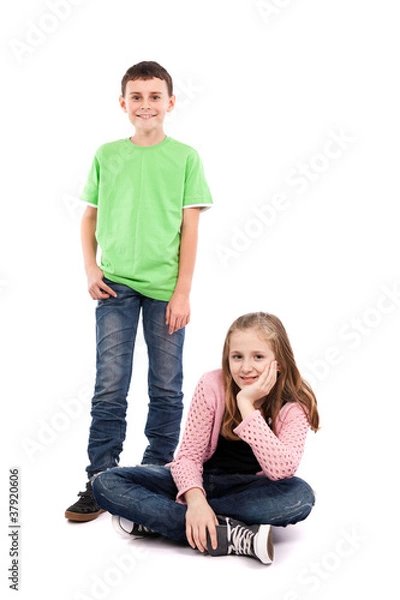 Fototapeta Boy and girl