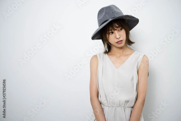 Fototapeta 帽子の女性