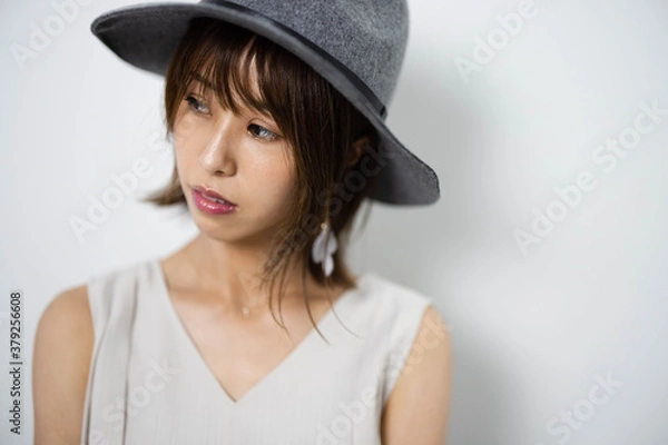 Fototapeta 帽子の女性