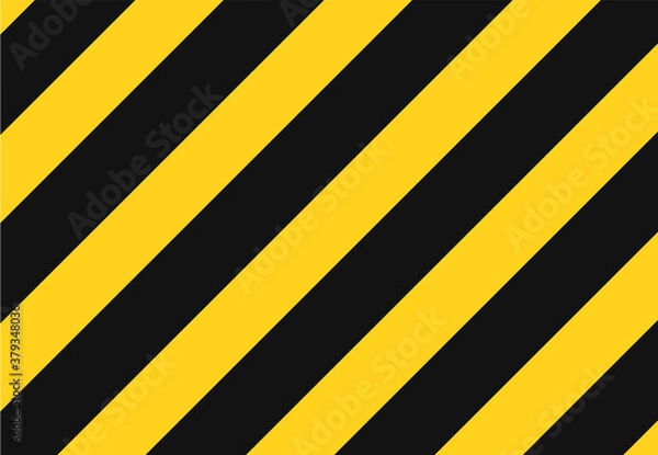 Fototapeta Black and yellow lines on background icon isolated . Vector illustration.