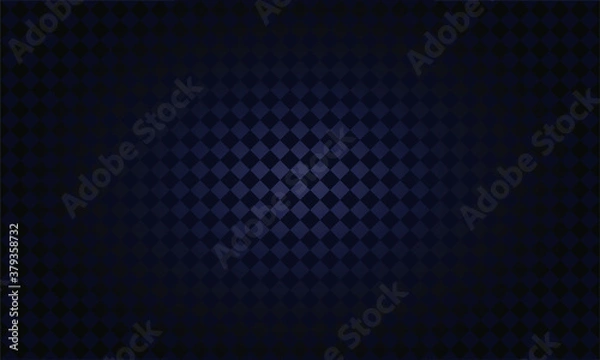 Obraz Dark blue Geometric grid background. Modern dark abstract vector texture.
