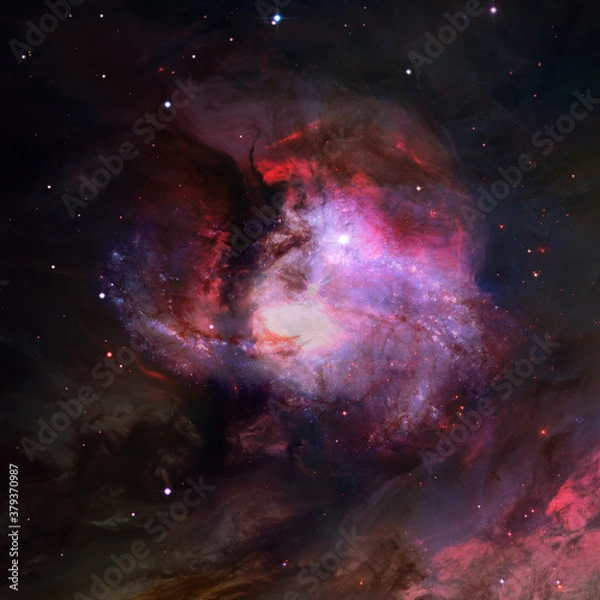 Obraz Nebula and stars in cosmos space. Elements of this image furnished by NASA