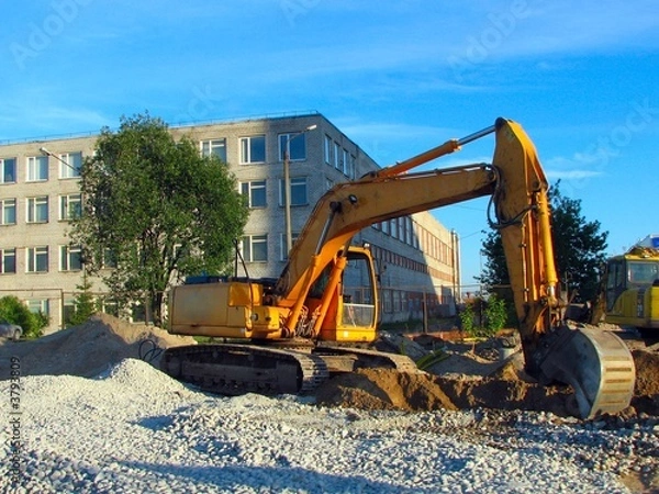 Fototapeta excavator