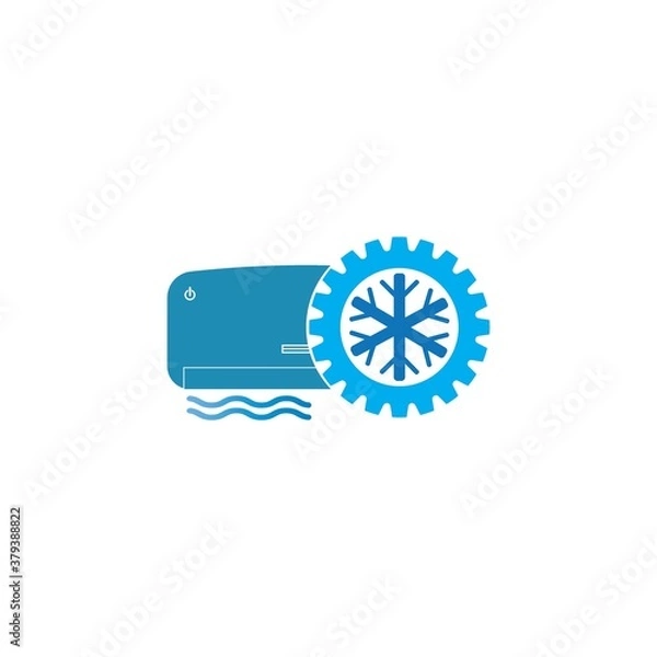 Fototapeta Air conditioning logo