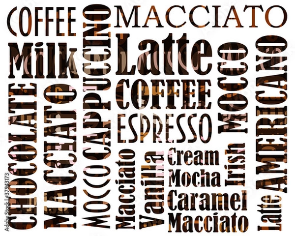 Fototapeta cooffe background