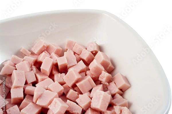 Fototapeta Diced chicken