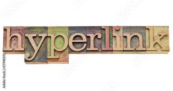 Fototapeta hyperlink - internet concept