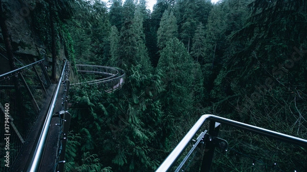 Obraz bridge over river in Vancouver 