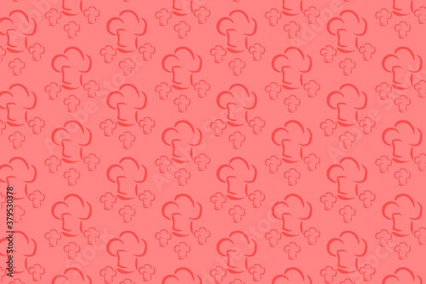 Obraz unique chef hat pattern design, perfect if you use for backgrounds and wallpapers