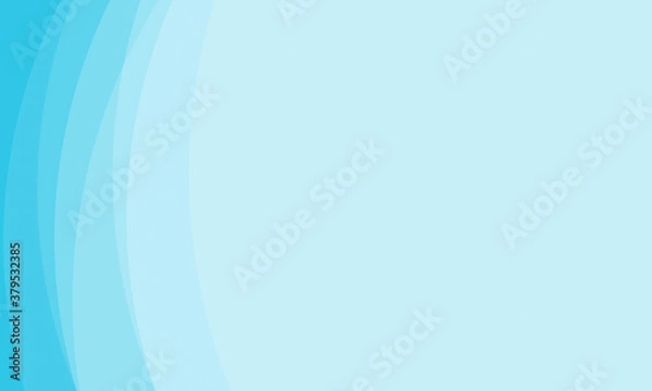 Fototapeta Abstract geometric blue and white curve line gradient background.