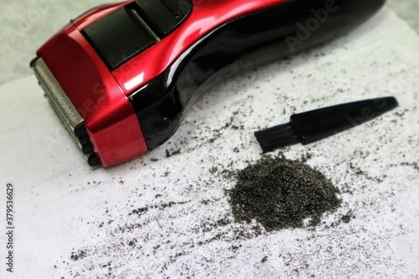 Fototapeta 日本製の電気シェーバーの掃除後