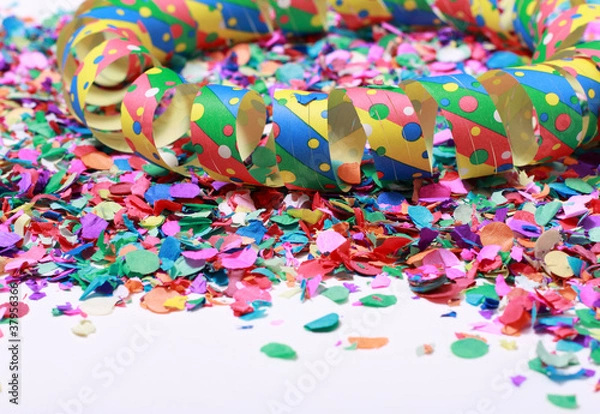 Obraz Konfetti und Luftschlange