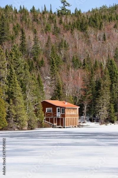 Obraz Lac gelé au Canada