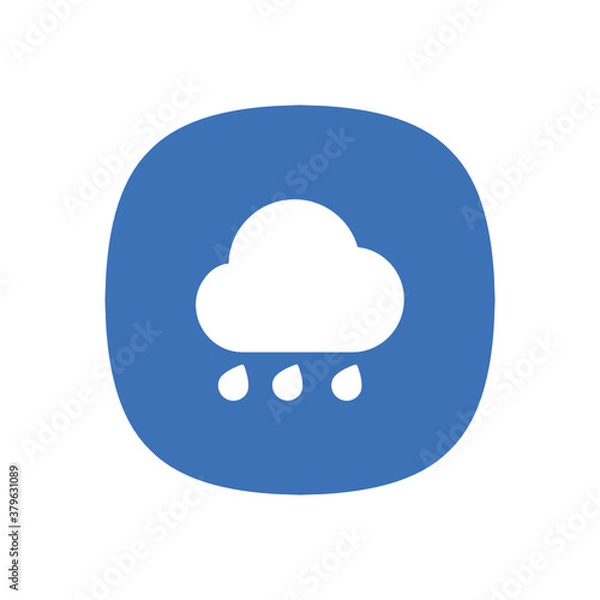 Fototapeta Rain - Icon