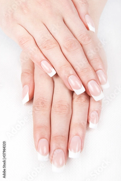 Obraz A professional French manicure