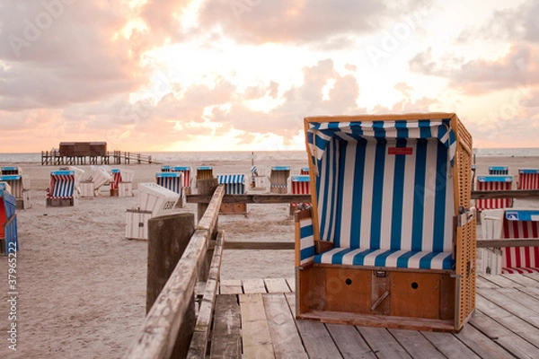 Obraz Abendstimmung am Strand