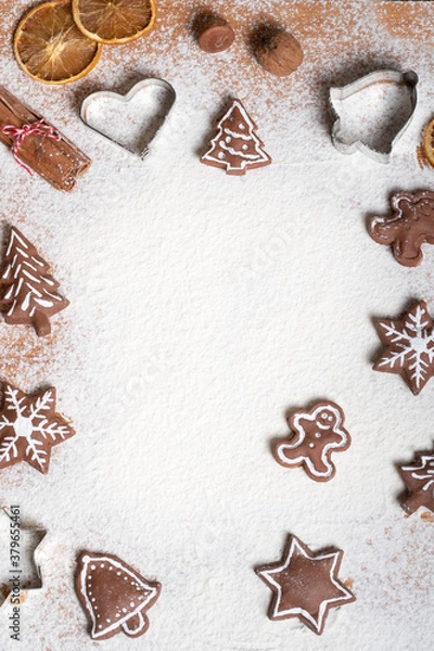 Obraz Weihnachtsbäckerei