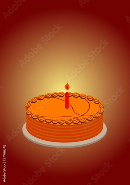 Obraz basketball cake