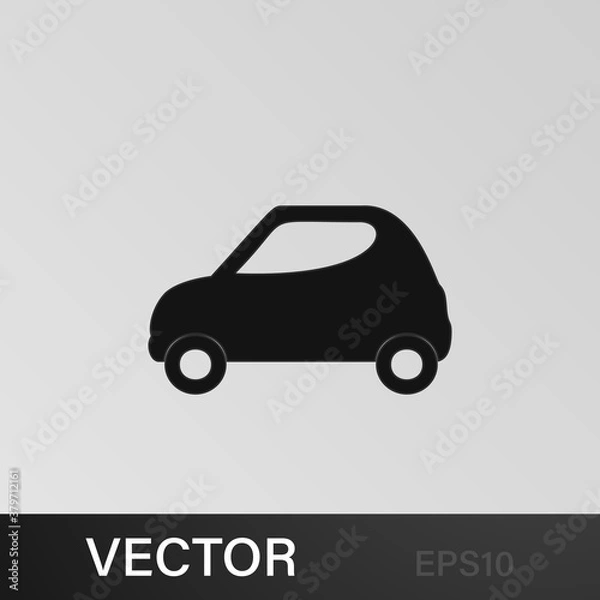 Fototapeta microcar icon. Element of car type icon. Premium quality graphic design icon. Signs and symbols collection icon for websites, web design, mobile app