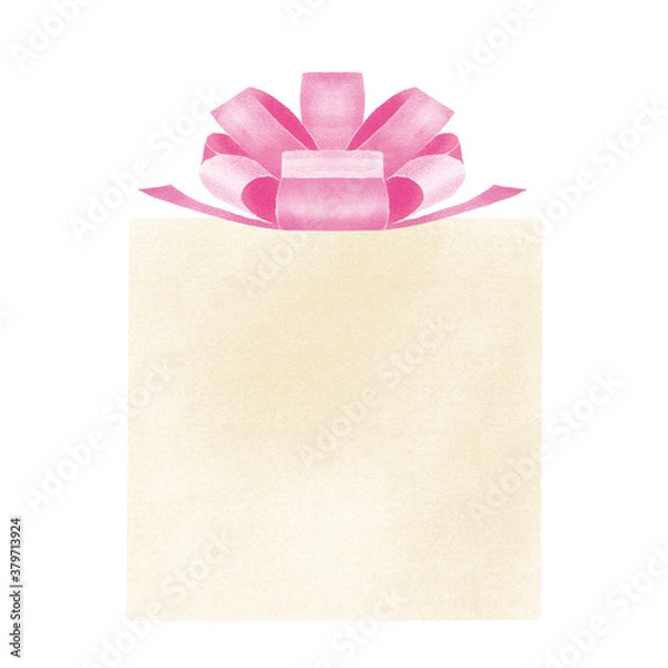 Fototapeta 	ギフトボックスにみたてたフレームイラスト