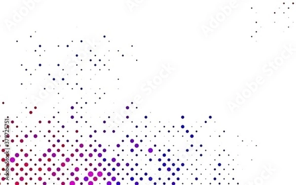 Fototapeta Light Multicolor, Rainbow vector pattern with spheres. Glitter abstract illustration with blurred drops of rain. Pattern for beautiful websites.