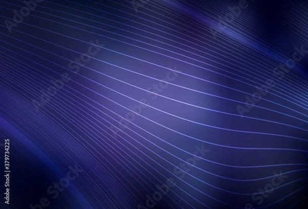 Obraz Dark Purple vector glossy abstract backdrop.