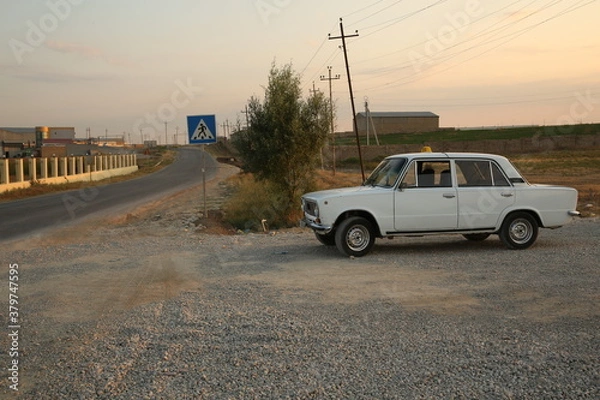 Obraz car on the road