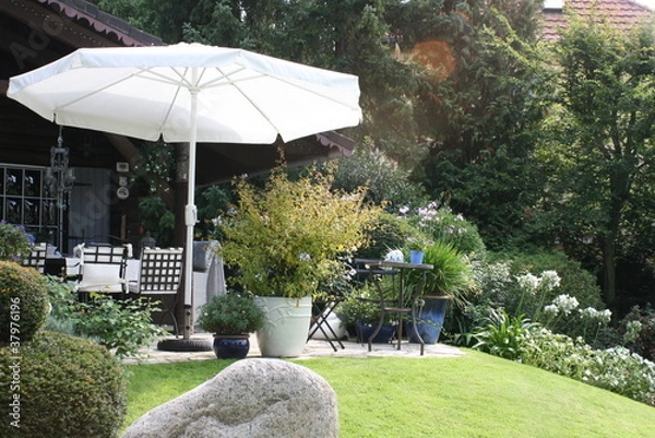 Obraz Gartenterrasse