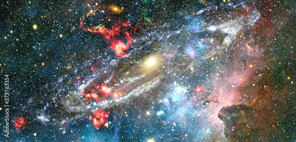 Obraz Nebula and stars in deep space. Elements of this image furnished by NASA