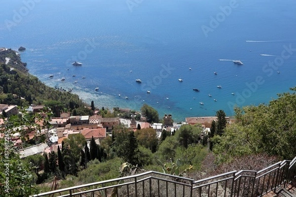 Obraz Taormina – Scorcio panoramico dalla Via Crucis