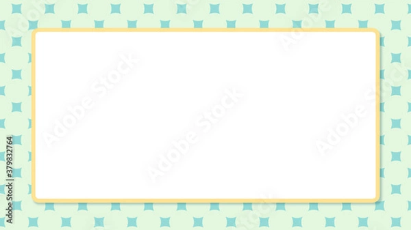 Fototapeta ドット背景フレーム