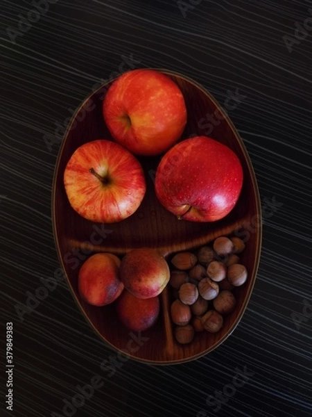 Fototapeta apples in a bowl