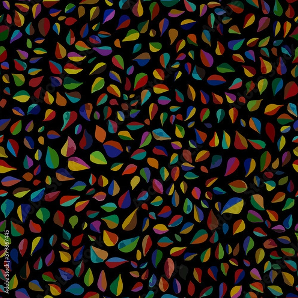 Obraz Brilliant Leaves on black