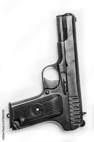 Obraz handgun on white